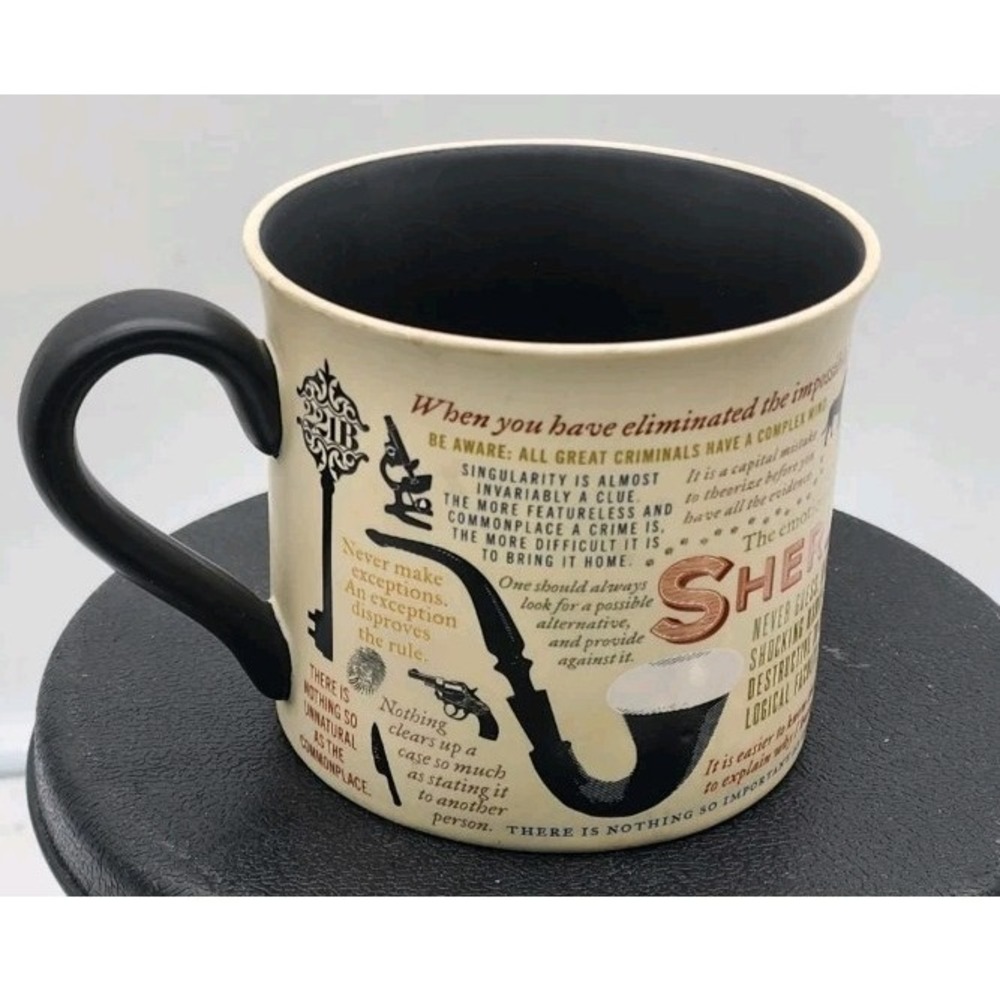 Sherlock Holmes‎ Quotes LG. Coffee Mug by The Unemployed Philosophers Guild